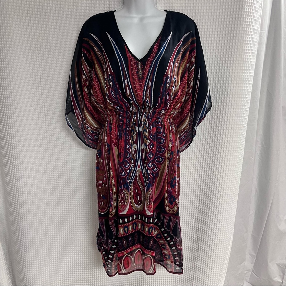 Speed control ladies flowy midi tunic dress size L/XL